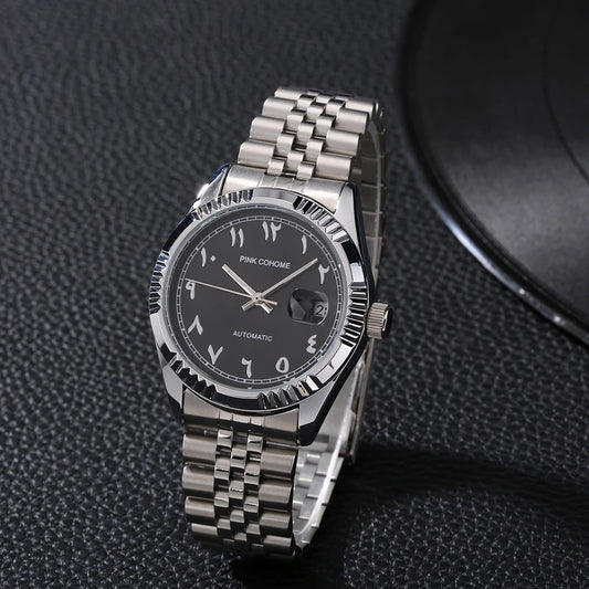 Luxury Steel Arabian Watch