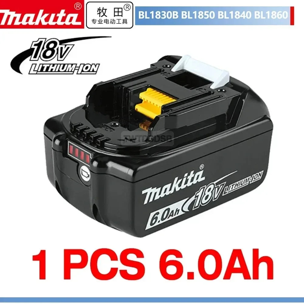 100% Genuine/Original Makita 18v battery bl1850b BL1850 bl1860 bl 1860 bl1830 bl1815 bl1840 LXT400 6.0Ah for makita tools drill