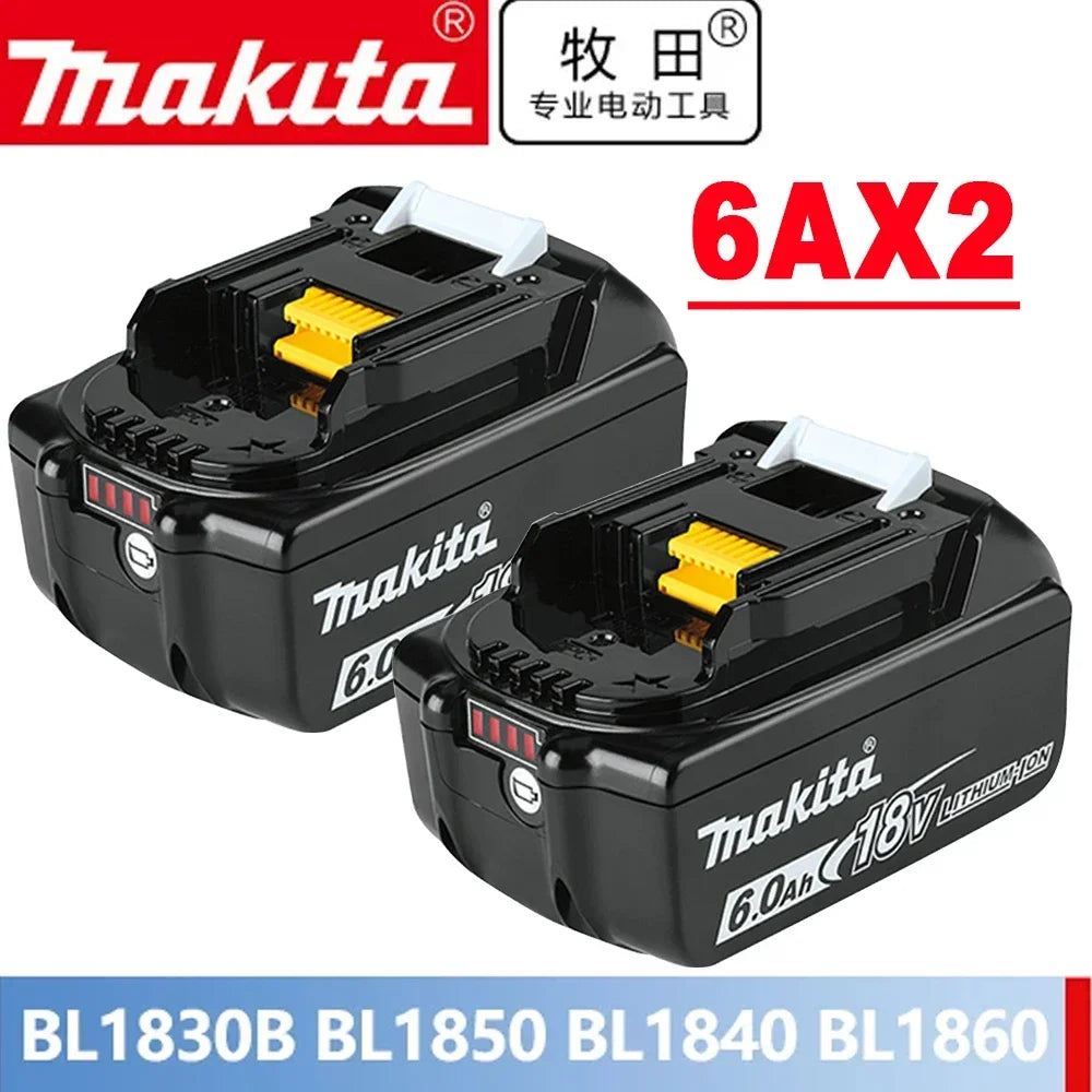 100% Genuine/Original Makita 18v battery bl1850b BL1850 bl1860 bl 1860 bl1830 bl1815 bl1840 LXT400 6.0Ah for makita tools drill