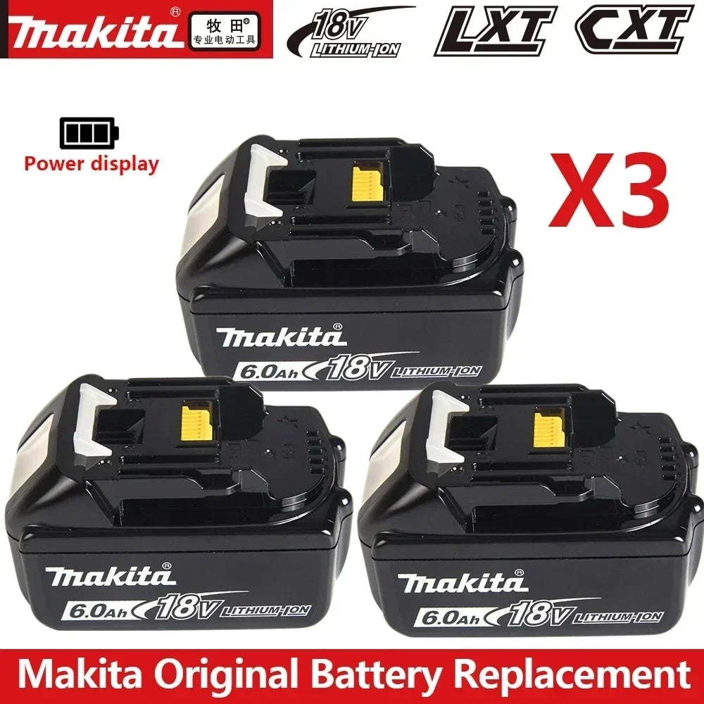 100% Genuine/Original Makita 18v battery bl1850b BL1850 bl1860 bl 1860 bl1830 bl1815 bl1840 LXT400 6.0Ah for makita tools drill