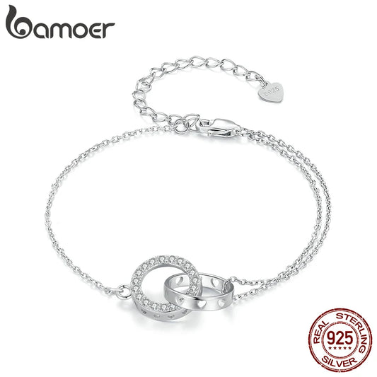 Bamoer 925 Sterling Silver Simple