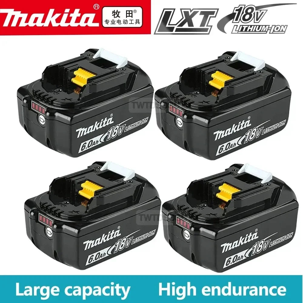 100% Genuine/Original Makita 18v battery bl1850b BL1850 bl1860 bl 1860 bl1830 bl1815 bl1840 LXT400 6.0Ah for makita tools drill