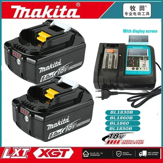 Makita li-ion Battery 100% compatible for Makita 18V BL1860B power tools DDF487 DTW190 DTD156 DHP485 Replacement Lithium battery