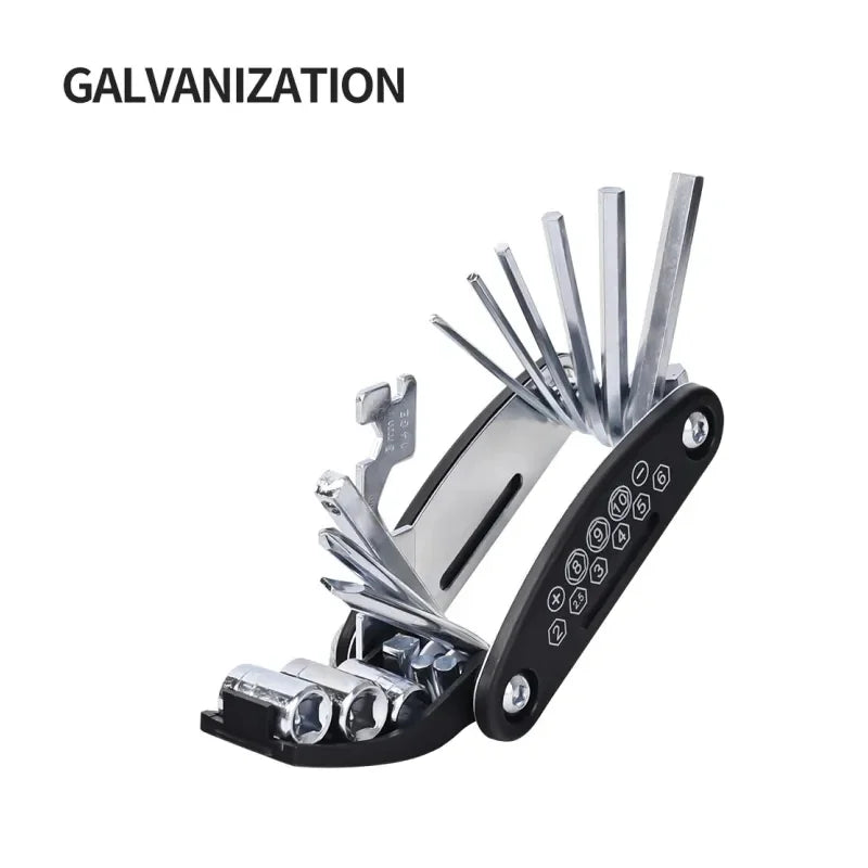 16 in 1 MTB Tools Road Bicycle Allen Wrench Pocket Tools Portable Bicycle Repair Tool set Multifunction Tools