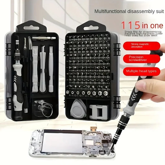 Car 115-in-1 Screwdriver Tool Set: Get Ready For Any Repair Job - IncludesTools For Cellphones, Laptops, Cameras & More Amagi