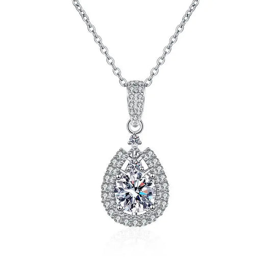 S925 Sterling Silver Moissanite Necklace